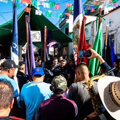 2022 - Entrega de Banderas de la Comparsa Azteca.